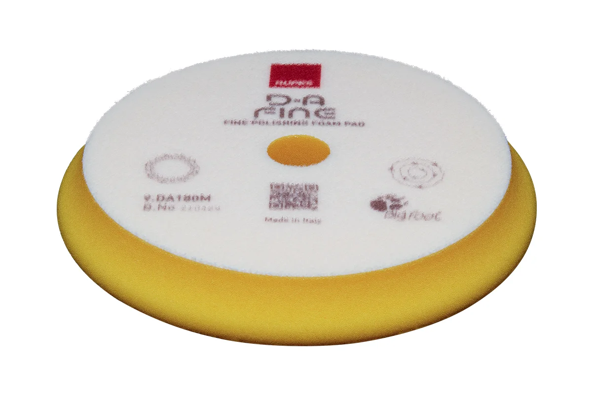 Pad mousse Ø150 pour Fine, jaune